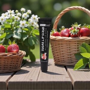 Beauty Treats Strawberry Sugar Lip Scrub Cruelty Free Moisturizing Exfoliation
